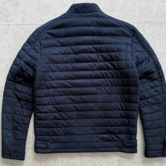 Other - Dark Navy Puffer Lightweight Zip Up Jacket